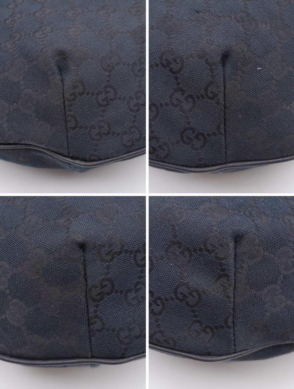 CN06 💗 Gucci GG Monogram Web halfmoon Large Crossbody - Picture 7 of 13